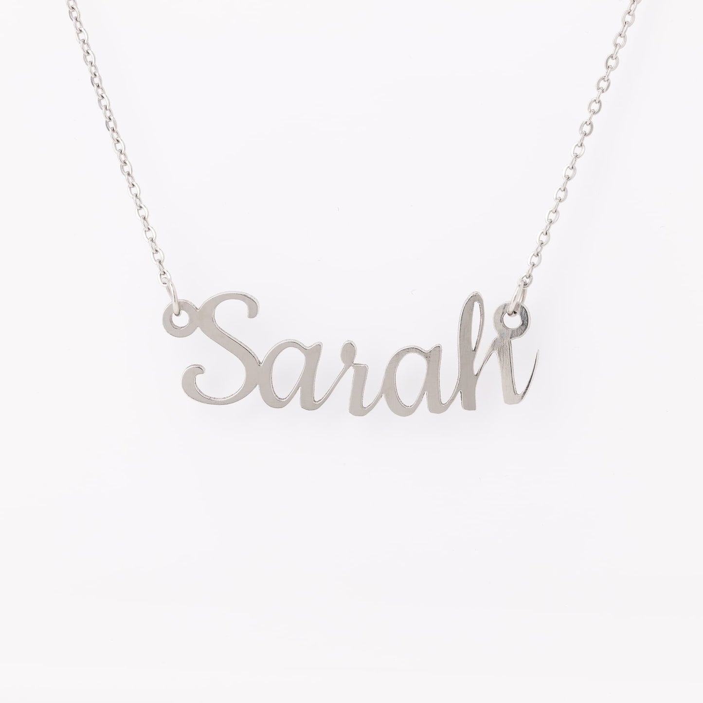 Custom Name Necklace: 14K Gold, Rose Gold or Silver Finish