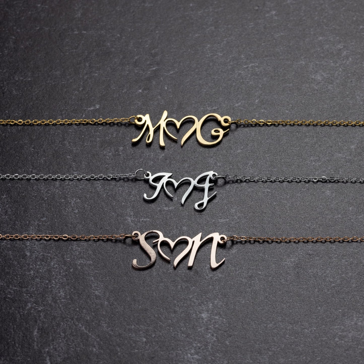 Personalised Double Initial Necklace
