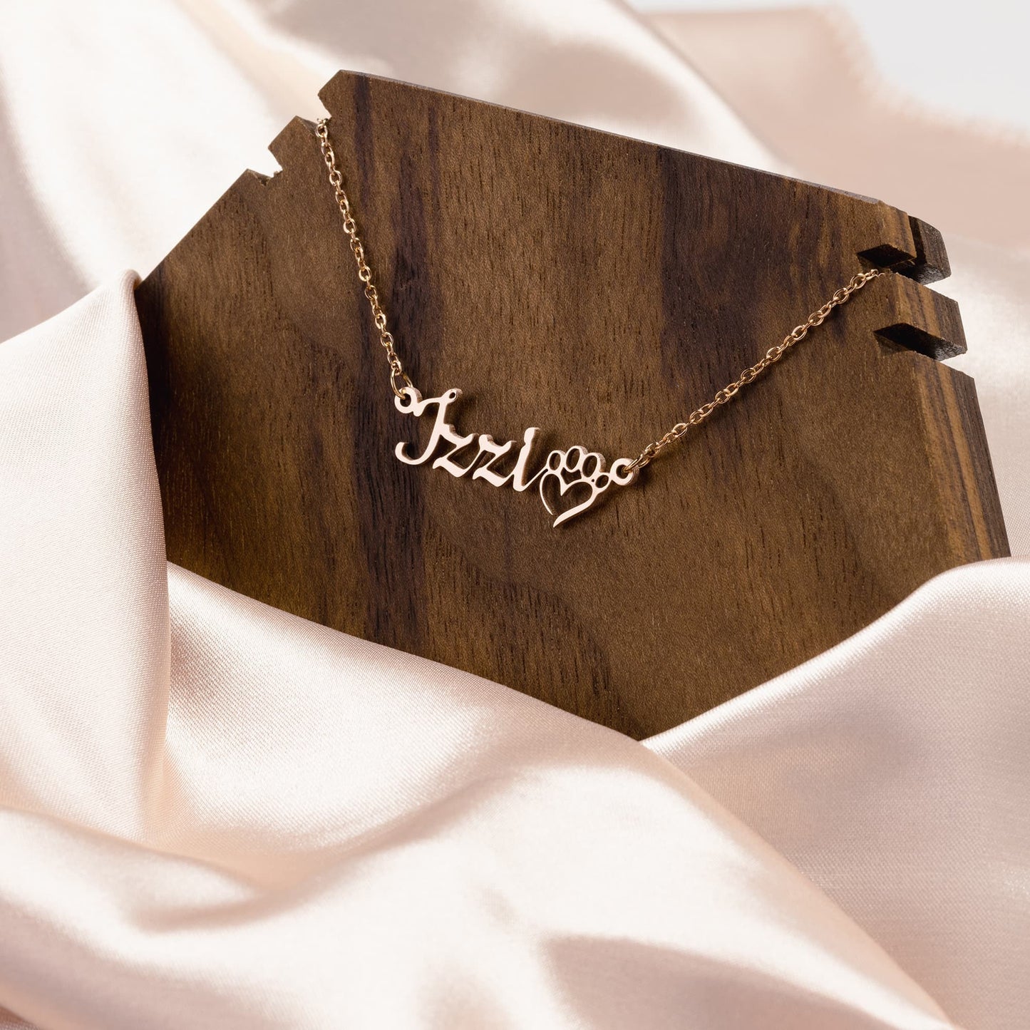 Custom Dog Mom Necklace: 18K Gold, Rose Gold or Silver Finish