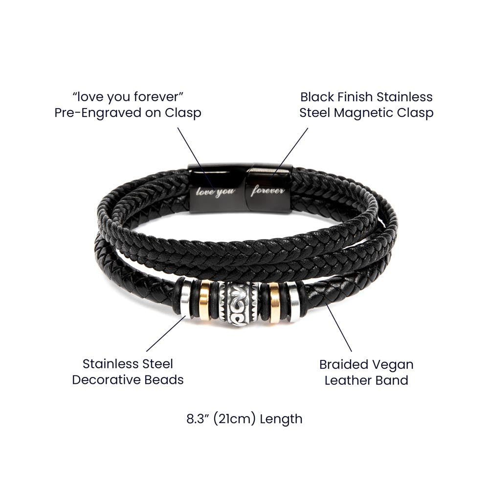 Strength & Spirit: Men's Beaded Bracelet